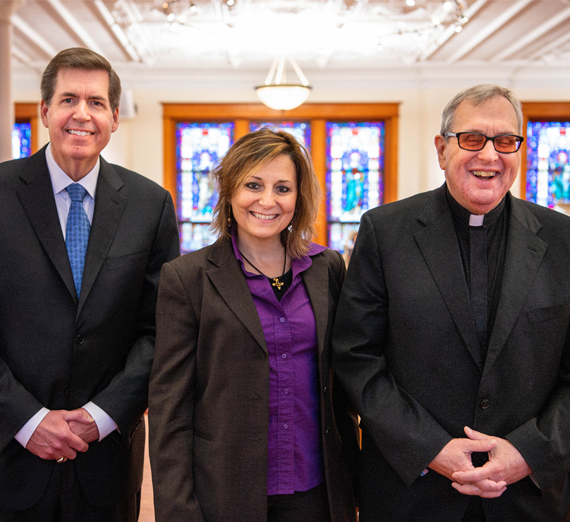El presidente McCulloh en su oficina.